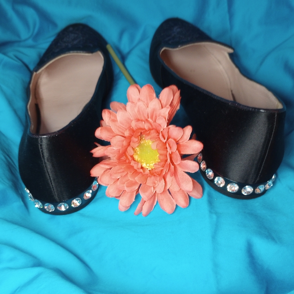 Miu Miu Shoes Black satin slippers 9 - Picture 5 of 6